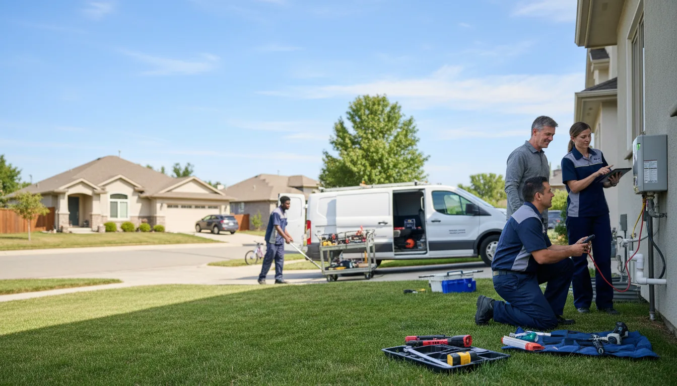 Tankless water heater service in Warrington, PA